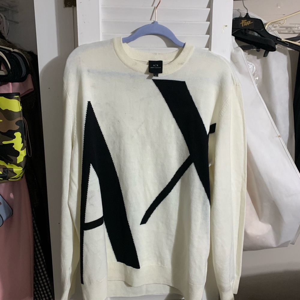 ARMANI EXCHANGE crew neck sweater